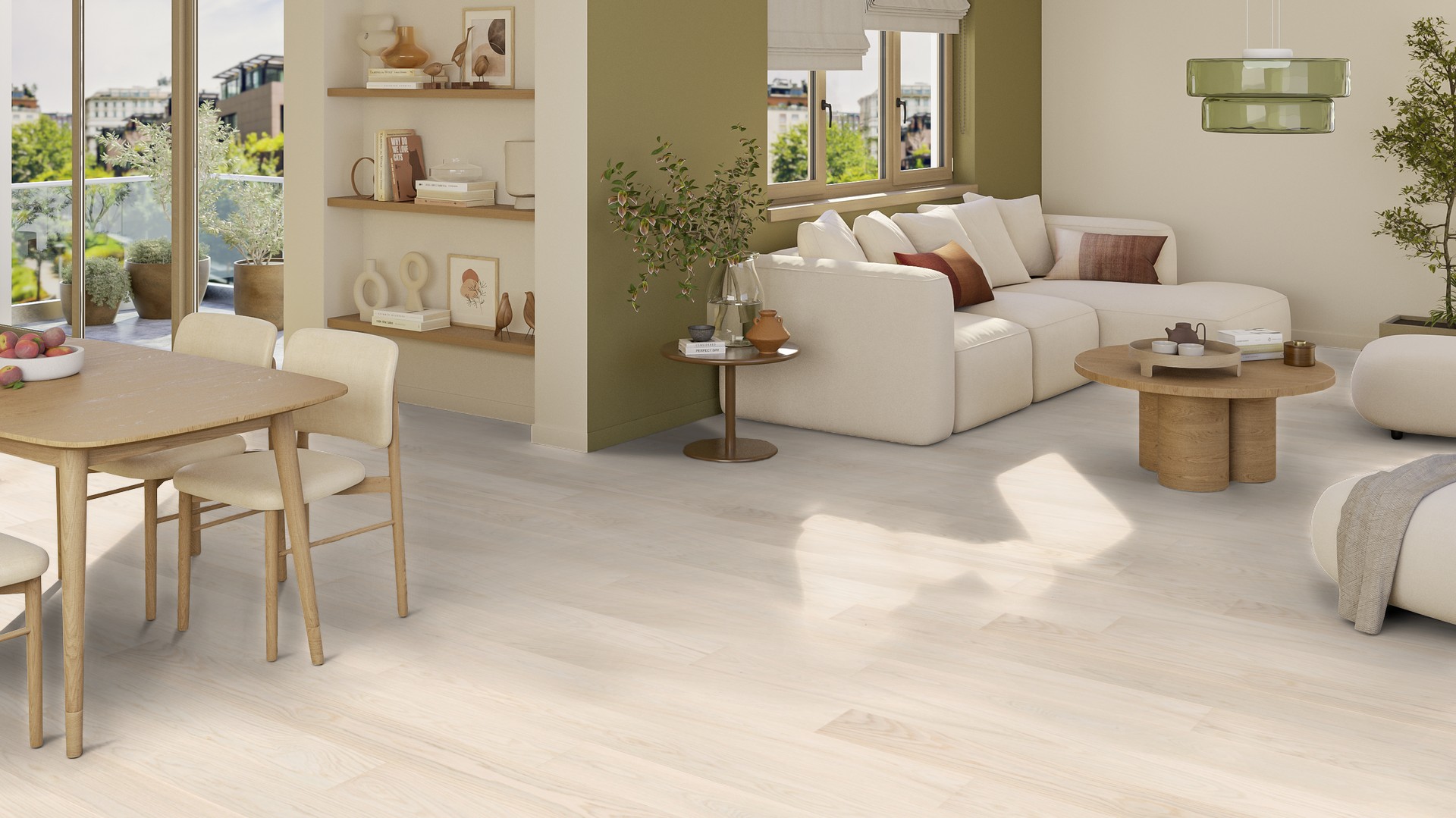 Trægulv Grace Eg beige cashmere plank - Billede 2