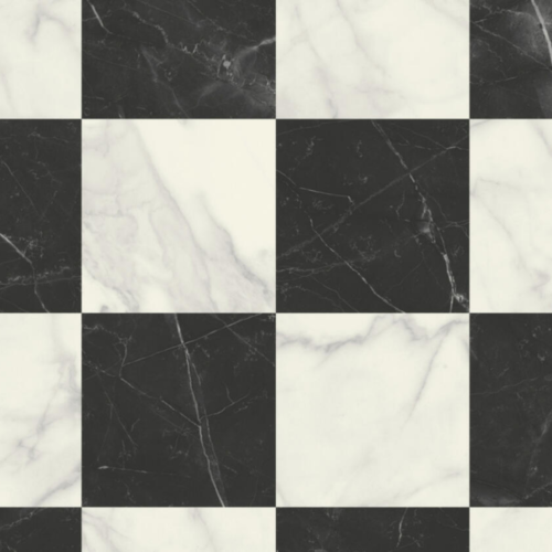 Vinylgulv Iconik T-Extra Logis black and white