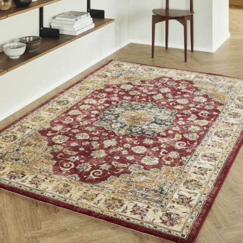 Løst Wilton tæppe Oriental Nain vintage red